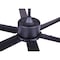 Canarm Ceiling Fan, 120 in Blade Dia, 6 Blades, 5 Speeds, 120V AC, Matte Black CP120BK - alternate 6