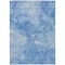 Homeroots 10' X 14' Denim Blue And Sky Blue Nautical Washable Indoor Outdoor Area Rug 581730 - alternate 7