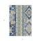 Homeroots 10' X 14' Navy Blue Green And Gray Aztec Washable Indoor Outdoor Area Rug 598489 - alternate 9