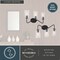 Vaxcel Beverly 3 Light Matte Black Bathroom Vanity Fixture Clear Glass Shade, LED Compatible W0440 - alternate 10