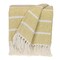 Homeroots 50" X 60" White And Yellow Striped Cotton Woven Throw Blanket 478683 - alternate 6