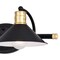 Vaxcel Akron 2 Light Matte Black with Gold Brass Accents Industrial Bathroom Vanity Wall Fixture W0435 - alternate 7