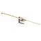 Jonathan Y McKenna 32" Modern Minimalist Dimmable Integrated LED Metal Wall Sconce, Nickel JYL7040E - alternate 1