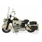Homeroots 10" Cream Metal Hand Painted Early 1900's Police Motorcycle Model Model Motorcycle 489413 - alternate 7