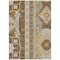 Homeroots 5' X 8' Brown Beige And Ivory Aztec Washable Indoor Outdoor Area Rug 598461 - alternate 7