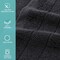 Arkwright Home Family Essentials Washcloths 12x12 Black - Case of 144, 24PK FEWC-24PK-BK - alternate 7