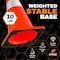 Xpose Safety 28 Inch Orange Traffic Cones Heavy Duty 10lb with 6in and 4in Collars, DOT Approved AOTC28-64-10L-1-X - alternate 6