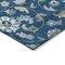 Homeroots 5' X 8' Navy Blue Ivory And Gray Floral Washable Indoor Outdoor Area Rug 597831 - alternate 8