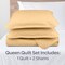 Lavish Home 3-Piece Queen Quilt Set Bedspread & 2 Pillow Shams with Embossed Diamond Pattern Lightweight Set 66-001-QY - alternate 8