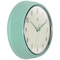 Infinity Instruments Retro Round Metal Wall Clock, Pastel Green, 9.5 in 10940PG - alternate 6