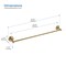 Kibi Circular 24 inch Bathroom Towel Bar KBA1404BB - alternate 10