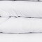 Homeroots White Queen Cotton Blend 1200 Thread Count Washable Duvet Cover Set 528194 - alternate 7