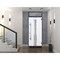 Vdomdoors Steel Door Deux 1717 Gray Graphite Transom Window Stainless Inserts Single Modern Painted-W36xH80+1 DEUX1717EXD-GRE-W36xH80+16-LH-O - alternate 5