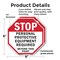 Signmission Stop Personal Protective Equipment, 6 inch X 6 inch, Plastic Sign, 2PK OC-P-2PACK-6-122 - alternate 5