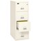 Fireking 4 Drawer, 2 Hr Fire & Impact Rated, Vertical, 31" depth Letter Ivory White 4-1956-2IW - alternate 4