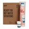 Perk Paper Hot Cups, 12 oz, White/Blue, 500PK PK54367CT - alternate 1