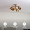 Vidalite Splay 4-Light Brass Ceiling Light With Adjustable Light Heads, Flush Mount Light Fixture CE1009389 - alternate 6