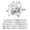 Amerock Inspirations 1-3/4 inch (44mm) Diameter Polished Chrome Cabinet Knob, 25PK 25VMP1586226 - alternate 3