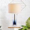 Jonathan Y Edward 27" Glass/Crystal LED Table Lamp, Blue JYL1069A - alternate 7