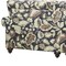 Homeroots 76" Sage Navy Blue Burgundy And Off White Upholstered Floral Sofa 719573 - alternate 6