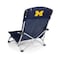 Picnic Time Family Of Brands NCAA Michigan Wolverines Tranquility Beach Chair with Carry Bag Low Lawn Chair 792-00-138-344-0 - alternate 1