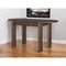 Homeroots 59" Dark Brown Solid Wood Oval Writing Desk 605953 - alternate 8