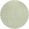 Homeroots 8' Artichoke Green And Ivory Round Chevron Washable Indoor Outdoor Area Rug 596233 - alternate 7