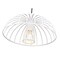 Z-Lite Valencia Texture White 1 Light Pendant 623P16-TXWH - alternate 6