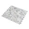 Apollo Tile Marmor 12x12 Polished White Calacatta Gold Marble Penny round Mosaic Wall and Floor Tile, 5PK APLTRK8801A - alternate 5