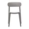 Flash Furniture Dover Stacking Patio Chairs w/Curved Backrests, All-Weather Resin Chairs in Gray, 2PK 2-DHF-340-APP-GRY-GG - alternate 9