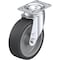 Blickle Swivel Plate Caster, Silicone, 5", 265 lb. LI-POSI 125G-12-XAT - alternate 1