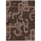 Homeroots 5' X 8' Chocolate And Beige Geometric Washable Indoor Outdoor Area Rug 614036 - alternate 1
