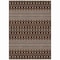 Homeroots 5' X 8' Chocolate Taupe And Copper Tribal Washable Indoor Outdoor Area Rug 582555 - alternate 7