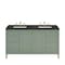 James Martin Vanities Chicago 60" Double Vanity, Smokey Celadon, w/ 3 CM Phantome Eclos Top 503-V60D-SC-3PHT - alternate 1