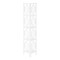 Homeroots 62" White Metal Corner Bookcase 366068 - alternate 8
