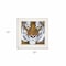 Homeroots Tiger Gaze 1 White Framed Print Wall Art 404338 - alternate 4