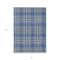 Homeroots 8' X 10' Gray Blue And Ivory Plaid Washable Indoor Outdoor Area Rug 597108 - alternate 6