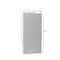Leisuremod Basalt Tall Square Fiberstone & MgO Clay Planter, Weather-Resistant, Fully Assembled BP31W - alternate 7