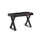 Homeroots 47" Espresso Wood Writing Desk 723759 - alternate 1