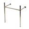 Kingston Brass Stainless Steel Console Sink Legs, Polished Nickel VPB34286 - alternate 1