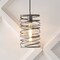 Jonathan Y Helisa 7.25" 1-Light Modern Contemporary Iron Spiral LED Pendant, Antique Silver JYL7910C - alternate 9