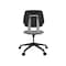 Safco Task Chair, Blk, Blk, Polyurethane, Swivel 7825BL - alternate 3