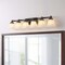 Jonathan Y Staunton 39.5" 6-Light Farmhouse Cottage Metal LED Vanity Light w/Frosted Glass Shades, Oil Rubbed Br JYL7623A - alternate 9