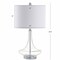 Jonathan Y Cecile 25.5" Glass Teardrop LED Table Lamp, Clear/Chrome, 2PK JYL1081C-SET2 - alternate 11