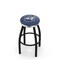 Holland Bar Stool Co 36" Blk Wrinkle Georgetown Swivel Bar Stool, Chrome Ring L8B2C36Grgtwn - alternate 1