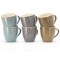 Elama Honeysuckle 6-Piece 15 oz. Mug Set, Assorted Colors EL-HONEYSUCKLE6 - alternate 8