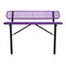 Leisure Craft Bench/Back, Ingroud Mount, 6ft., Puprle B6WBIG-PURPLE - alternate 1