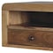 Homeroots 18" Oak Solid Wood One Drawer Floating Nightstand 722572 - alternate 4
