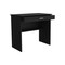 Homeroots 32" Black Wood Computer Desk With Drawer 546420 - alternate 8