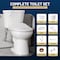 Anzzi Rev 12in 2pc 1.28 GPF Siphon Round Ceramic Toilet, White Electric Bidet Seat, ADA height Included TL-AZ071-EB106U - alternate 6